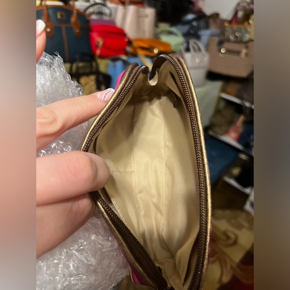 Coach Legacy Stripe Cosmetic Pouch 🔥 - Picture 5 of 5